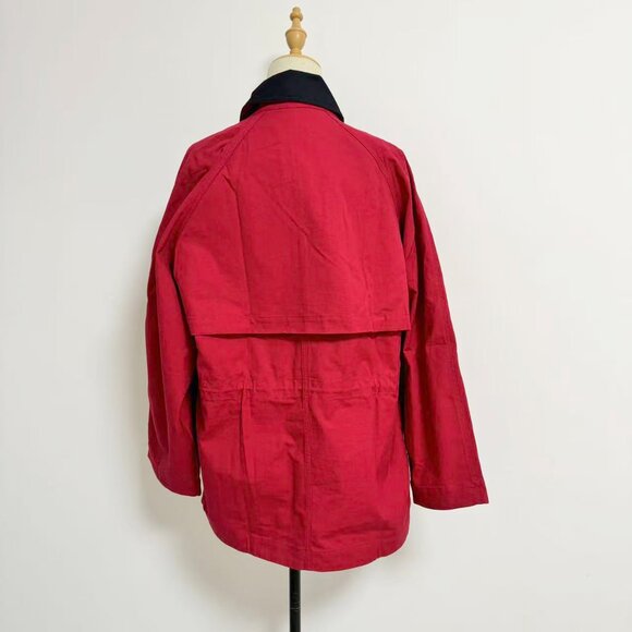 The Row  elodianna two-tone cotton-canvas jacket - red - Picture 4 of 10